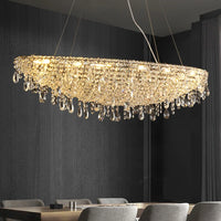 Suspension contemporaine en cristal pour salon – Crystarène
