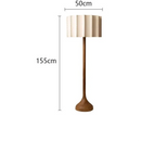 Houten vloerlamp in Wabi-Sabi stijl voor de woonkamer – Armonique