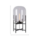 Lampadaire Scandinave Trépied Design Vitrail Ambiance Douce – Boreal