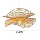 Bohemian style woven bamboo pendant light โ Savanara