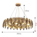 Crystal pendant light for living room and bedroom – Cristarôme