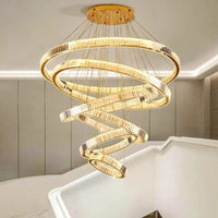 Suspension moderne en cristal pour salle à manger – Cristarion