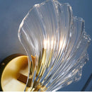 Glazen schelpwandlamp – Célestium