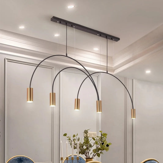 Plafonnière Eigentijds Moderne Bogen en Eenvoudige Installatie – Zeno