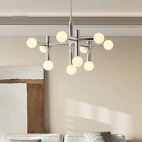 Lustre en Verre Style Nordique pour Salon – Seraphine