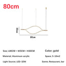 Postmodern Chandelier in Golden Aluminum – Auralys