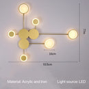 Applique murale moderne en fer noir pour salon – Noctario