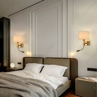 Applique murale en tissu LED pour chambre – Armoniel