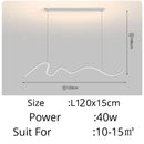 Moderne schwarze Pendelleuchte für Innenräume – Caeluxique