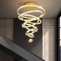 Suspension moderne en cristal pour salle à manger – Cristarion