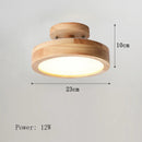 Nordic wooden ceiling light for hallway β Arborise