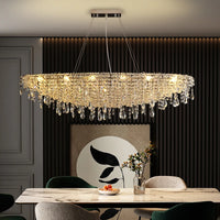 Suspension contemporaine en cristal pour salon – Crystarène