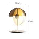 Postmoderne Stehlampe aus Metall mit Buntglas – Lutopis