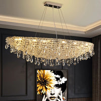 Suspension contemporaine en cristal pour salon – Crystarène