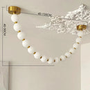 Modern alloy LED pendant light for living room β Argentique
