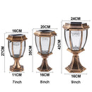 Buiten tafellamp op zonne-energie van aluminium β Callistoria