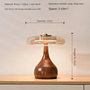 Lampe sur pied en verre rétro japonais – Zénorex