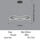 Aluminum LED Pendant Light Dimmable Modern Design – Roumeas