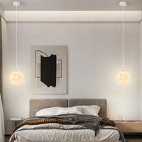 Suspension LED moderne en métal blanc – Moonéclat