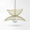 LED-Hängeleuchte aus lackiertem Metall, schlichtes Design – Fabulus