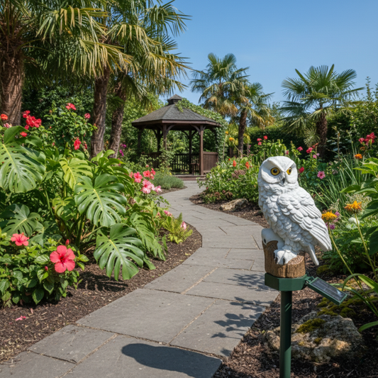 Lampe extérieur Owlenza vue ambiance | Luxarmonie