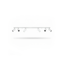 Modern white ceiling light with 6 adjustable spotlights – Modèle Arvella