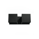 Moderne schwarze Aluminium-Wandleuchte – Noctarys