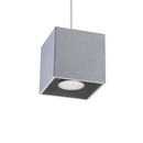 Moderne graue Aluminium-Hängeleuchte – Ardanis