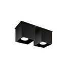 Moderne zwarte dubbele spot plafondlamp – Noctarys
