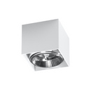 Modern white cube ceiling light for interiors – Modèle Arvion