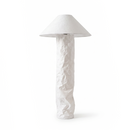 Lampe sur pied en fer et tissu pour salon – Armonéo