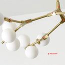 Elegante Hanglamp met Gescupte Takken Verfijnd Design – Ramura