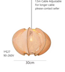 Nordic wooden pendant light for interior – Nordisea