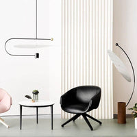 Lampadaire Scandinave Vitrail LED Design Épuré – Soléia
