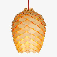 Suspension design en bois fleur avec pétales Chiba