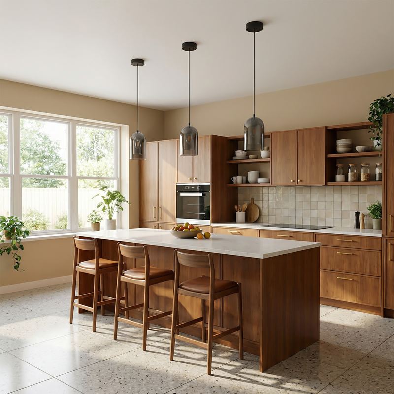Luminaire pour cuisine ouverte : créer l'éclairage parfait