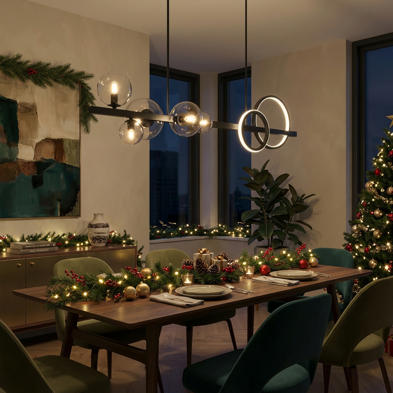Éclairage de Noël : créer des ambiances féérique design