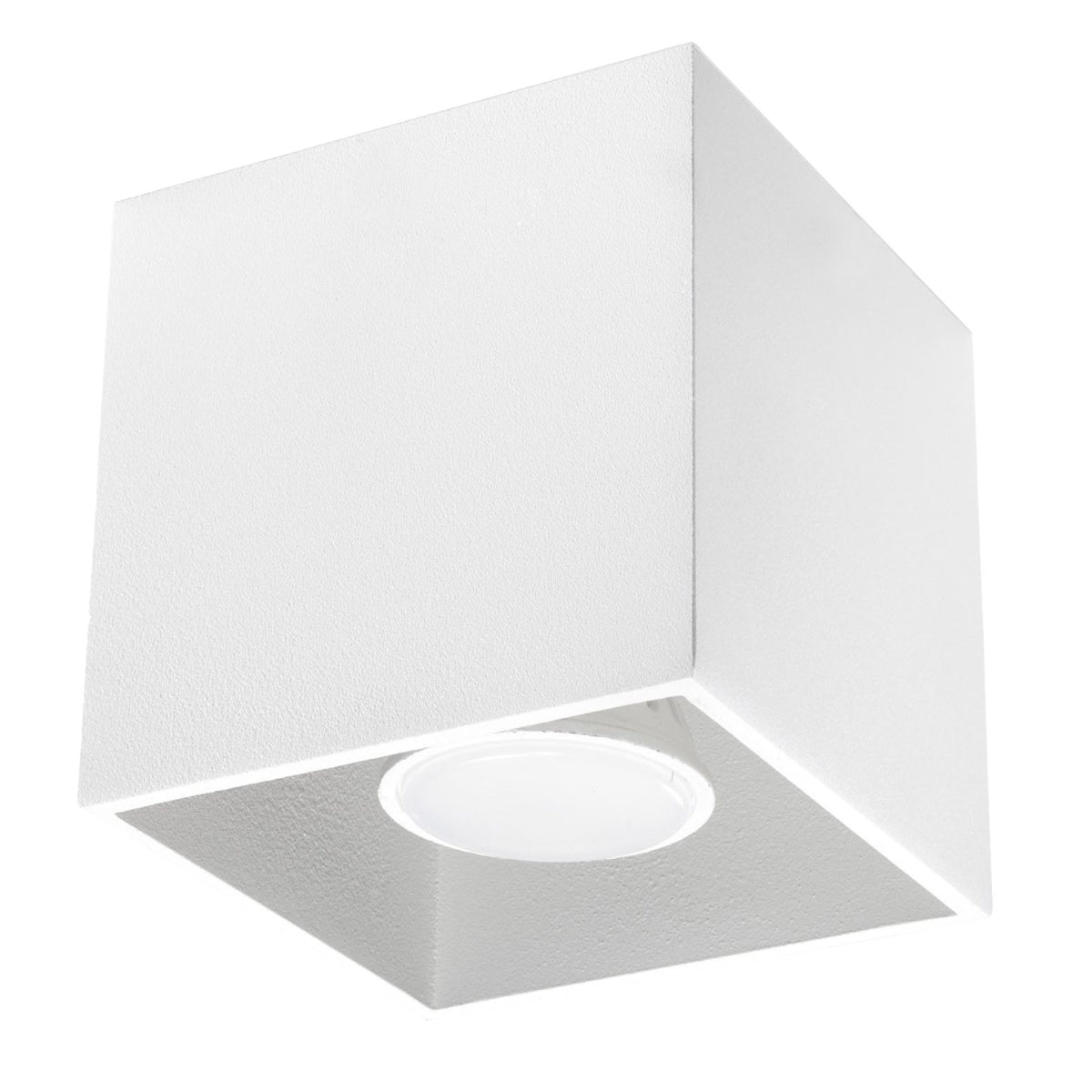 Moderne witte aluminium kubusvormige plafondlamp – Model Asterion