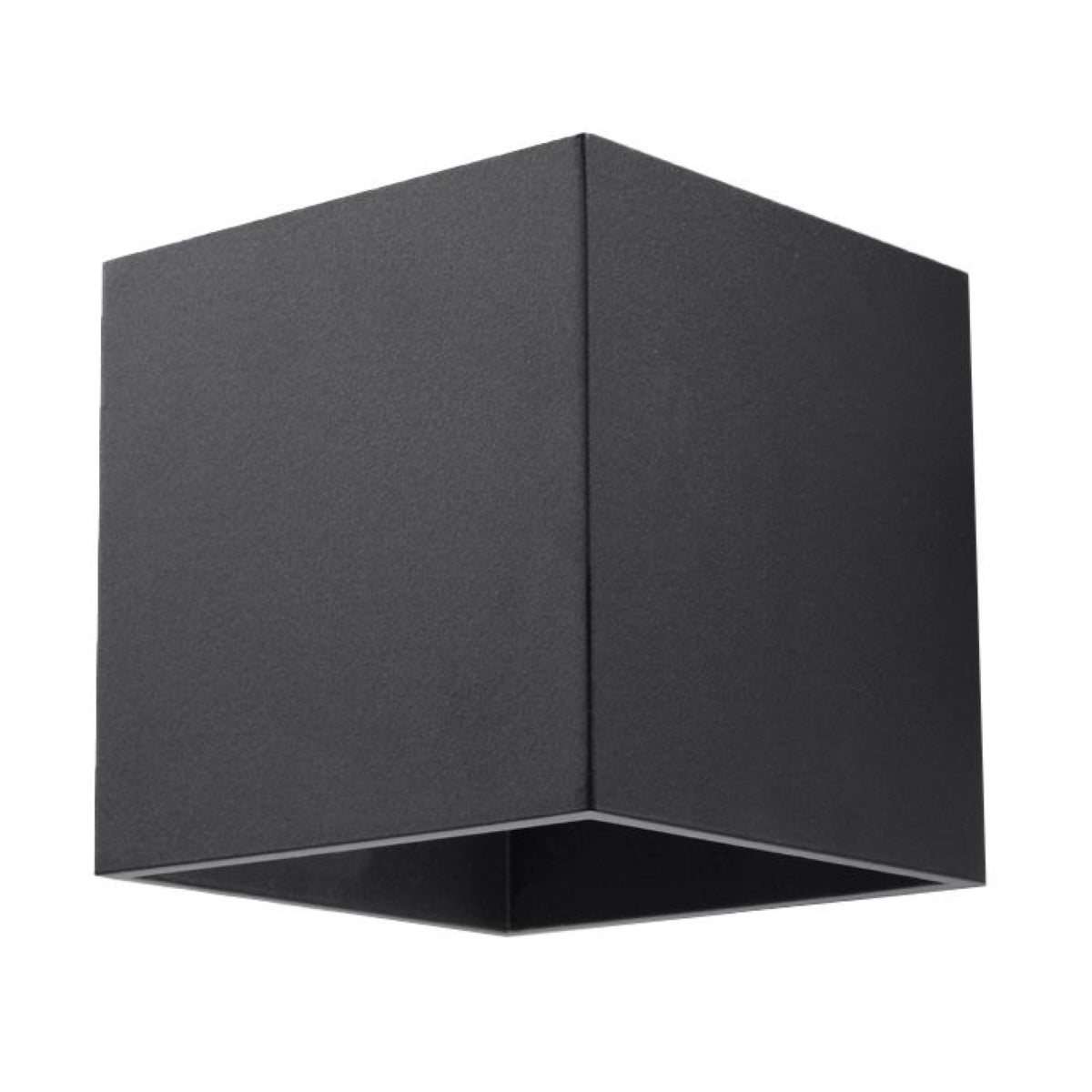 Moderne zwarte kubische wandlamp – Model Arkyon