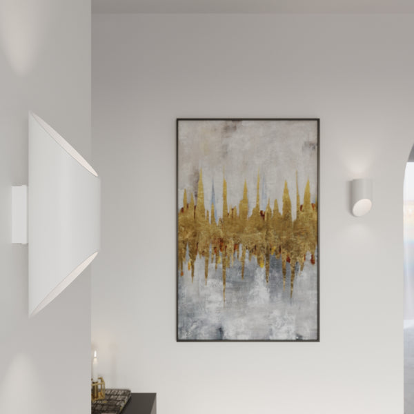 Moderne witte aluminium buis wandlamp – Model Orsena