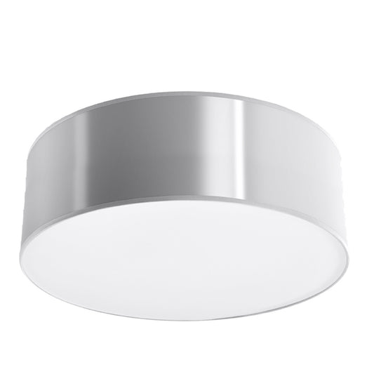 Plafondlamp rond minimalistische grijs woonkamer – Modèle Arkania