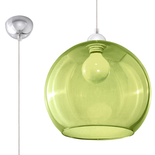 Hanglamp bol glas groen minimalistische – Modèle Éryndra