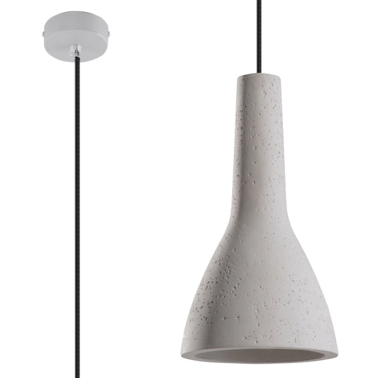 Hanglamp beton grijs loftstijl – Modèle Arkemia