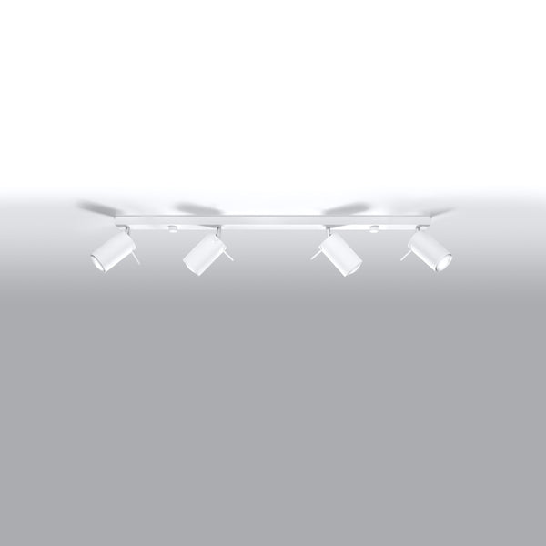 Moderne witte stalen draaibare plafondlamp voor de woonkamer – Orphéane