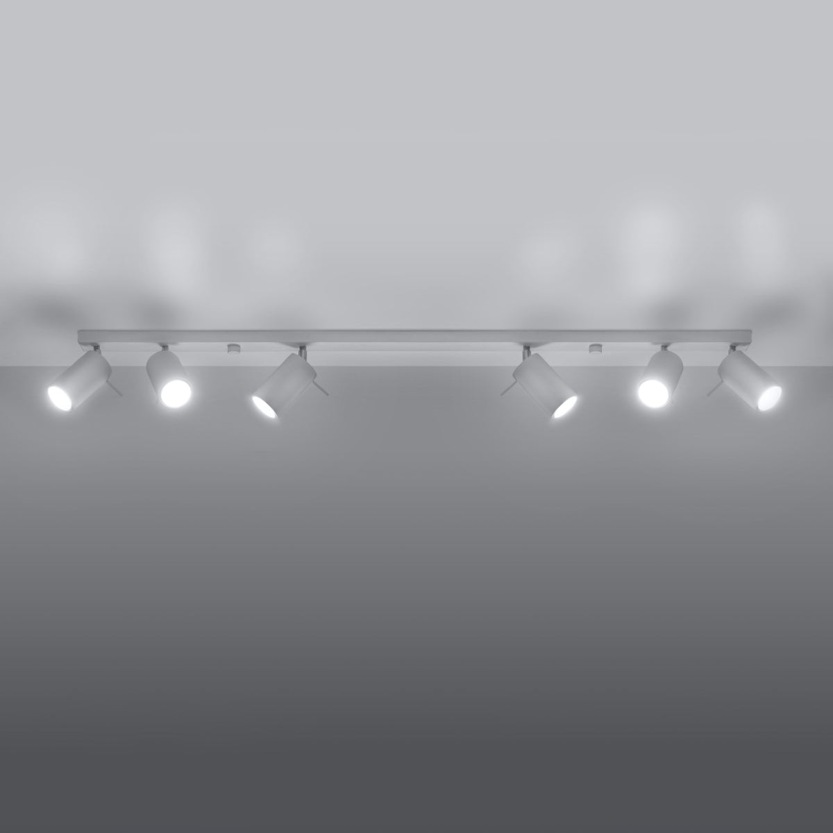 Ceiling light modern white 6 adjustable spots - Arvella model