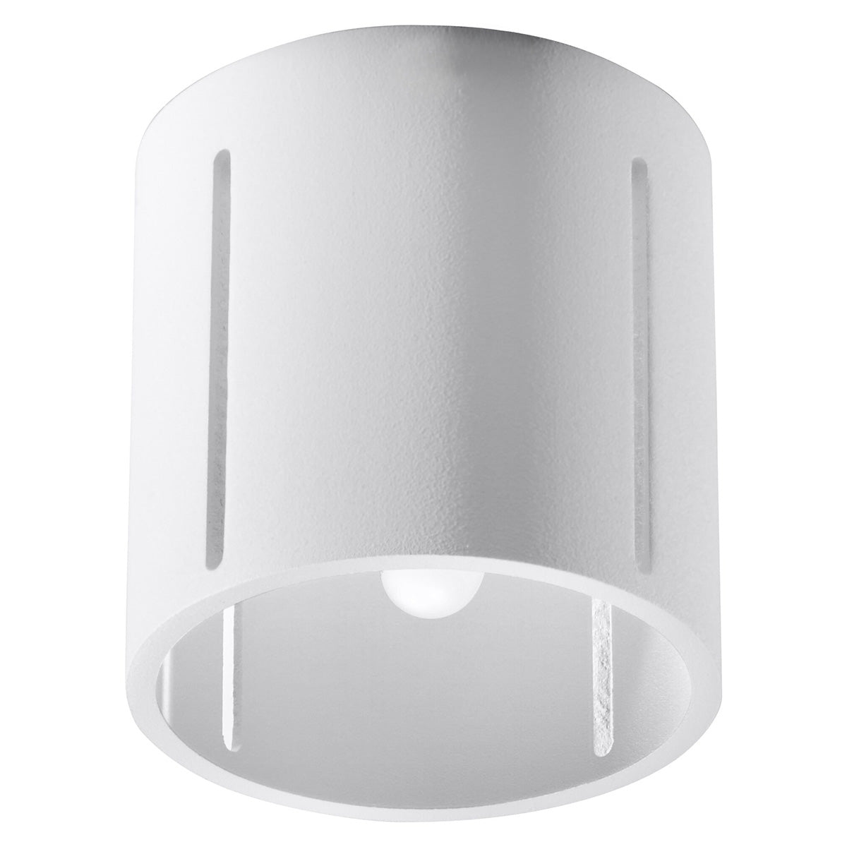Plafondlamp cilindrisch wit modern – modèle Asterion
