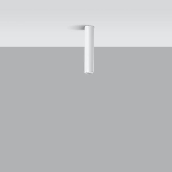 Ceiling light white modern tube for interior - Model Arkanis