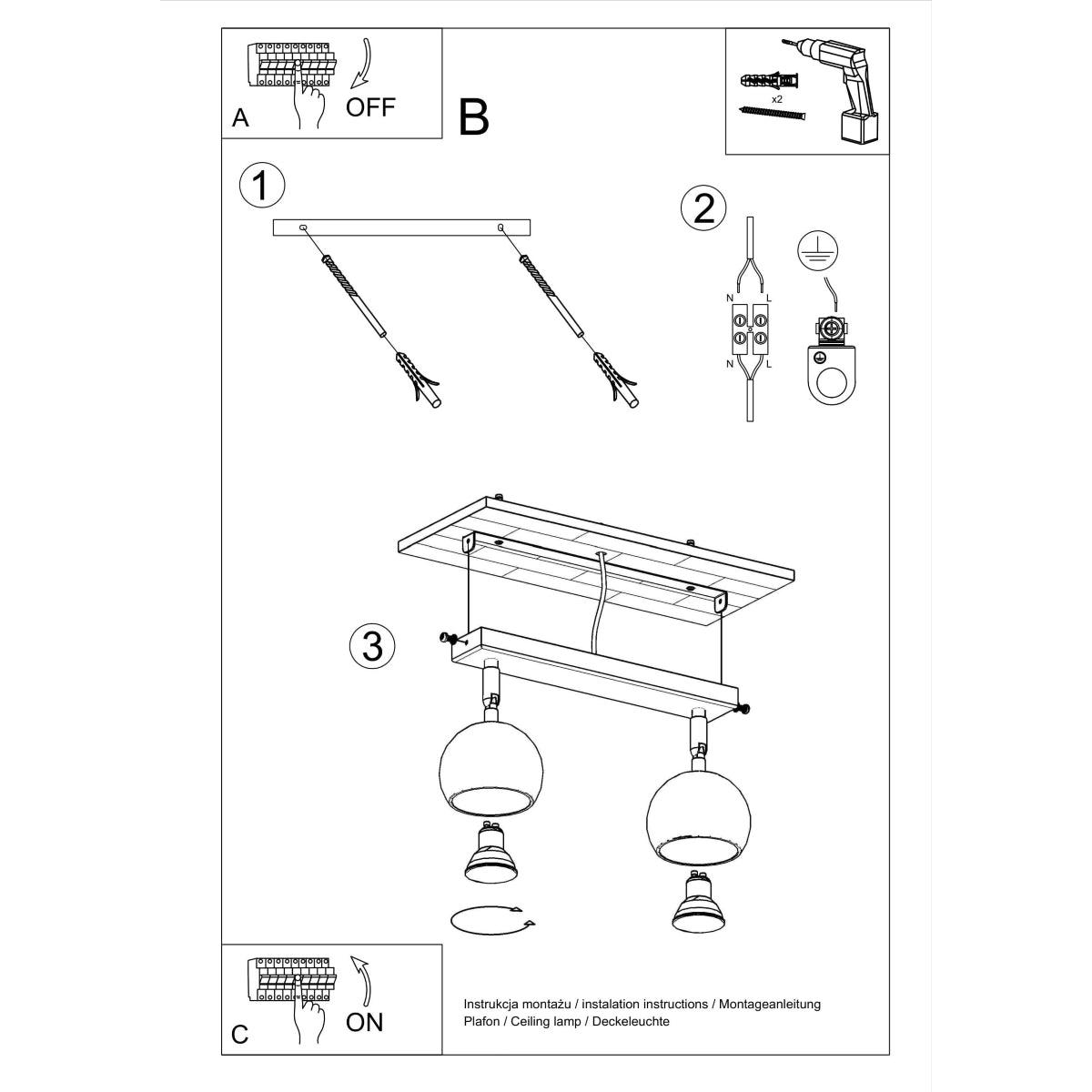 Ceiling Light Model Asterion photo 5 | Luxarmonie