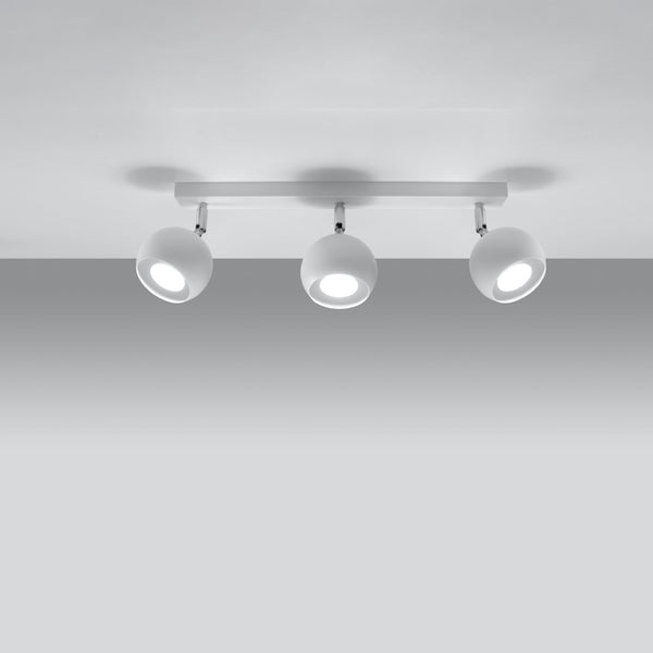 Ceiling light modern white adjustable spots - Oracella model