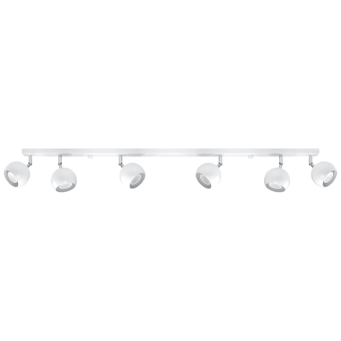 Plafonnier spots blancs orientables moderne – Modèle Orfevia